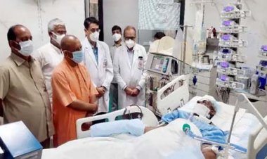 एसजीपीजीआई में कल्याण-आज 47वां दिन:दिल्ली से लौटे सीएम योगी सीधे पहुंचे पीजीआई, आईसीयू में भर्ती पूर्व मुख्यमंत्री कल्याण सिंह का जाना हाल