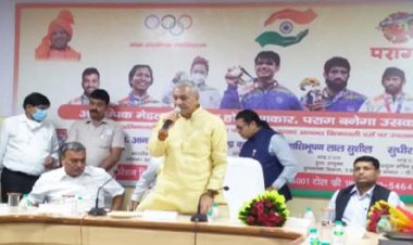 लखनऊ दुग्ध विकास निगम की नई पहल : खिलाड़ियों को रियायती दर पर मिलेंगे दुग्ध उत्पाद, दुग्ध विकास मन्त्री ने किया एमओयू साइन