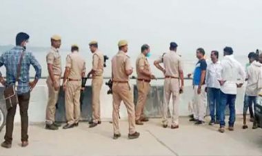 बच्चे के साथ पति-पत्नी ने गंगा में लगाई छलांग : गाजीपुर में घर से कोरोना का टीका लगवाने की बात कहकर निकले थे दंपति