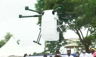 Medicine from the Sky : तेलंगाना में आसमान से दवा देने की योजना का आगाज, ड्रोन से दूर दराज इलाकों को किया जाएगा कवर
