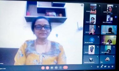 विविध विषयों को समेटे हुए “महिला काव्य मंच” लखनऊ, की मासिक काव्य गोष्ठी गूगल मीट पर आज सम्पन्न हुई,