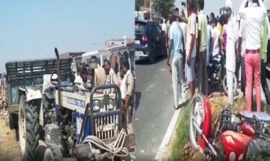 संभल जिले में गुन्नौर कोतवाली क्षेत्र के सेना मुस्लिम गांव के समीप दिल्ली-बदायूं हाइवे पर अनियंत्रित ट्रैक्टर ने 7 को रौंदा, 1 की मौत, 6 की हालत गंभीर