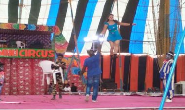 15 साल बाद राजधानी के आशियाना कथा मैदान में लगा सर्कस : दर्शकों को आकर्षित कर रहा जैमिनी सर्कस