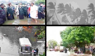 तमिलनाडु में भारी बारिश का कहर, 45 किलोमीटर प्रति घंटे की रफ्तार से चल सकती है हवा-लोगों को घर में रहने की सलाह