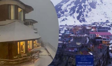 Snowfall in Uttarakhand : नए साल से पहले बर्फ से ढकी उत्तराखंड की चोटियां : औली-बद्रीनाथ समेत पहाड़ी इलाकों में बर्फबारी से कड़ाके की ठंड