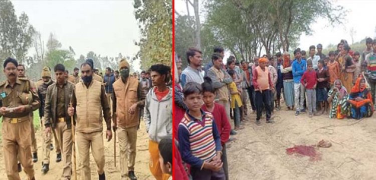 महाराजगंज तराई थाना क्षेत्र के ग्राम रूपनगर के वर्तमान ग्राम प्रधान की दिनदहाड़े गोली मारकर हत्या, चचेरा भाई अस्पताल में भर्ती