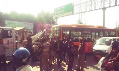 कानपुर: तेज रफ्तार ई-बस ने बाइक सवारों को मारी टक्कर, छह घायल, एक की हालत गंभीर