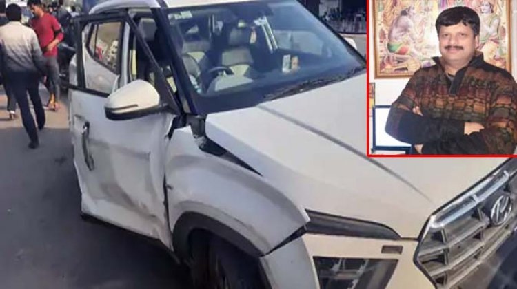 कानपुर में जीटी रोड पर पार्किंग व्यापारी के लिए बनी काल : कार का दरवाजा खोलते ही पीछे से आ रही बस ने टक्कर मार दी, हॉस्पिटल में मौत
