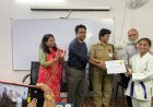 कराटे की नेशनल प्रतियोगिता में खिलाड़ियों को जीत कर लौटने की शुभकामना दी