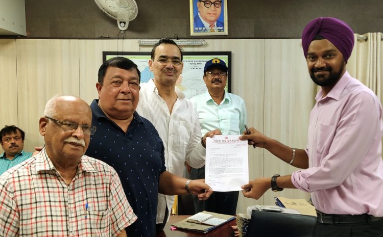 सिंधी समाज प्रतिनिधमंडल ने नगर आयुक्त से की मुलाकात : समस्याओं के निराकरण का दिया आश्वसन