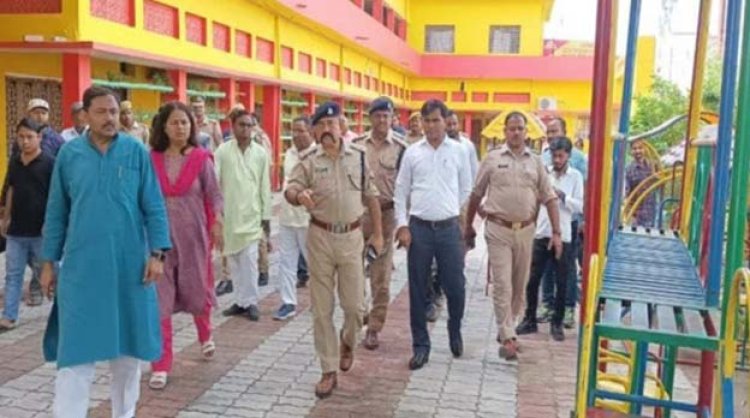 बहराइच के विद्यालय में गिरा झूला, हादसे में एक बच्चे की झूले के नीचे दबकर मौत, एक गंभीर घायल