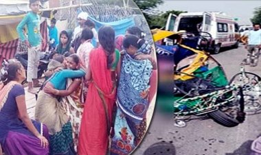 फतेहपुर में भीषण सड़क हादसा : टैंकर की टक्कर से ऑटो के परखच्चे उड़े, हादसे में 10 की मौत