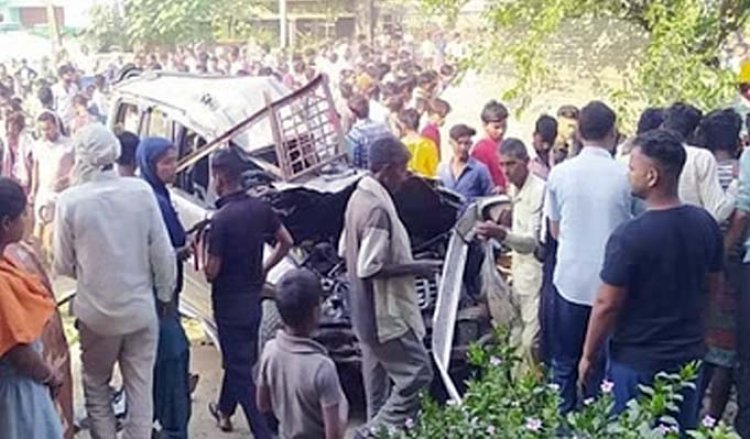 एटा में पिलुआ के पास कबाड़ी की दुकान में घुसी स्कॉर्पियो कार, चार की मौत; 2 की हालत गंभीर