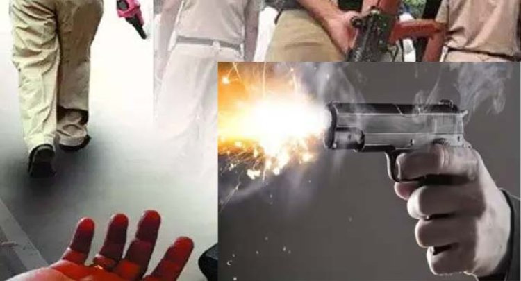 पुलिस मुठभेड़ के दौरान शराब माफिया विकास उर्फ विक्की यादव 25,000 इनामिया के पैर में लगी गोली,हॉस्पिटल में भर्ती