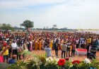 सरोजनीनगर: साड़ी युक्त महिला सेमी क्वार्टर मैराथन दौड़ एवं सद्भाव भोज कार्यक्रम, नारी शक्ति ने दिखाया दम - हम नही किसी से कम