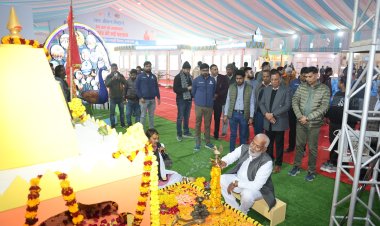 महाकुंभ में बने स्वच्छ सुजल गांव का जलशक्ति मंत्री ने किया उद्घाटन