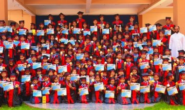 सेंट पीटर्स सी. से. स्कूल में दीक्षांत समारोह संपन्न, उत्कृष्ट विद्यार्थियों को किया गया सम्मानित