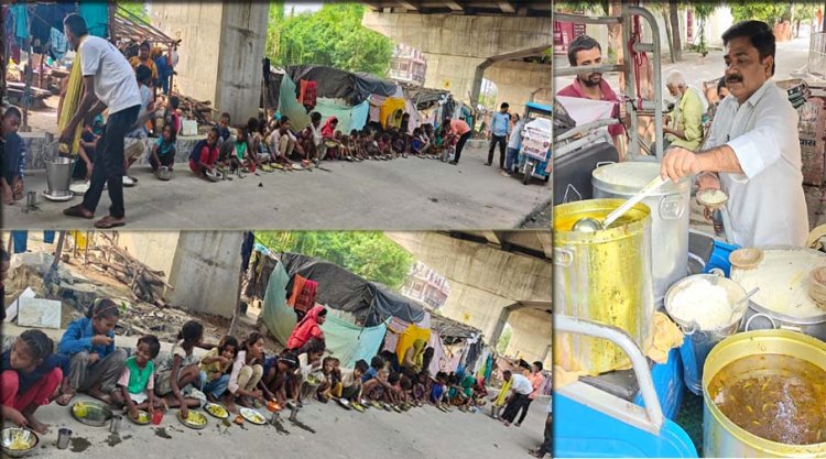 विश्व शिक्षक दिवस पर लखनऊ में भूख मिटाने का संकल्प: बृज की रसोई ने बाँटी खुशियाँ
